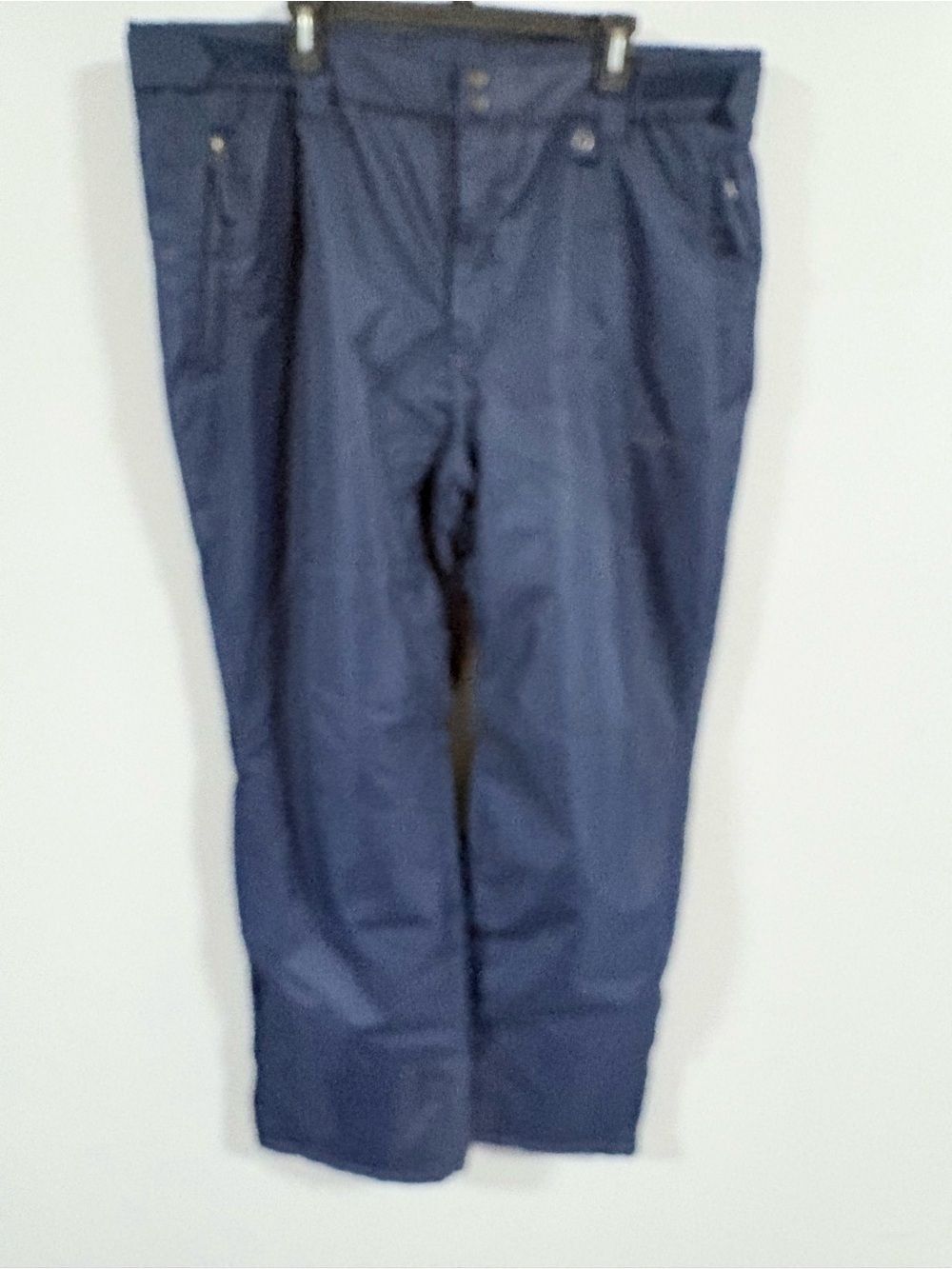 Arctix Mens Blue Insulated Snow Ski Pants Adjustable Waist Zippers Gaiters XL